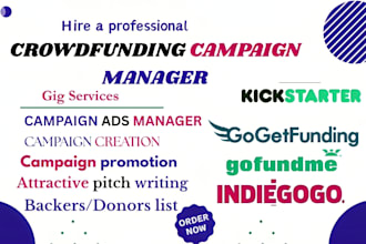 be your charity gofundme campaign manager, medical, nonprofits, emergency crisis