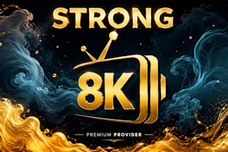 create reseller account, strong8k, dream 4k, lion ott with m3u playlist