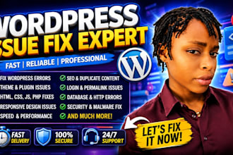 fix wordpress issues, errors, bugs, css, provide wp help