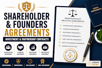 draft shareholder agreement founders agreement investment, partnership contract