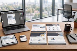 design minimalist business flyer, corporate flyer and promotional flyer