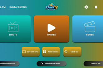 rebrand tivimate app with control panel