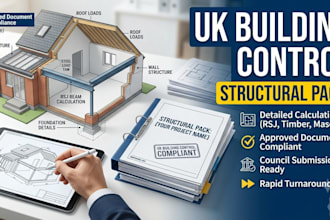 create a UK building control structural pack compliant with approved document a