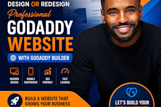godaddy website design godaddy website redesign develop godaddy website SEO
