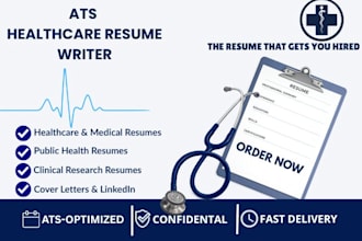 write an ats resume, CV, cover letter, and linkedin profile