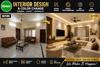 redesign your house exterior and change house colors realistic