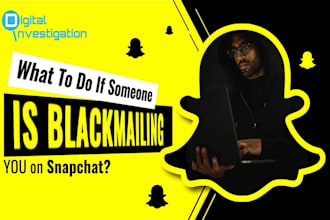 handle online blackmail on instagram, facebook, snapchat