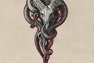 create any design in flash traditional tattoo style
