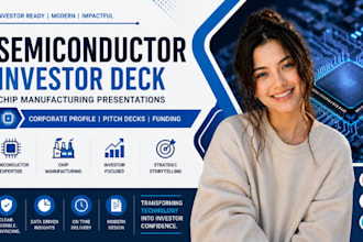 semiconductor investor deck chip manufactuing presentation corporate profile pro