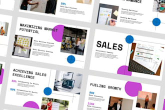 redesign business powerpoint sales presentation and pitch deck ppt