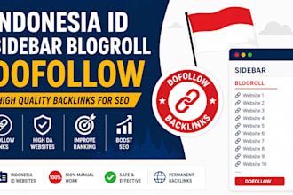 create 100 indonesia id dofollow sidebar blogroll backlinks