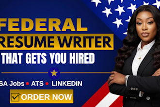 write a federal resume jobs, USA jobs and military roles