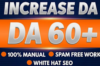 increase moz da domain authority 60 plus