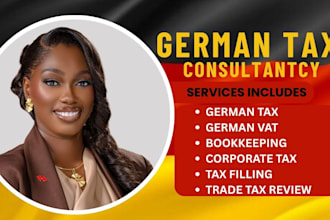 do german bookkeeping, vat filling, elster tax return and buchhaltung expert