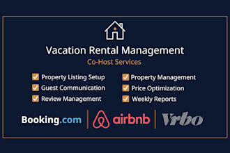 manage your airbnb and booking com vacation rental