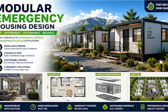 design modular emergency housing and prefabricated shelter