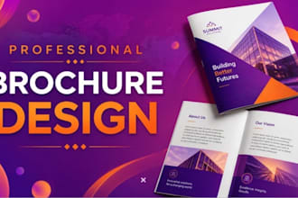 design professional brochure trifold brochure bifold brochure business brochure