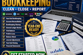 do year end bookkeeping and prepare annual reports for you