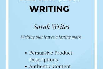 write persuasive product descriptions that drive sales