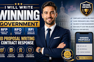 write winning government rfp rfq rfi bid proposal writing and contract response