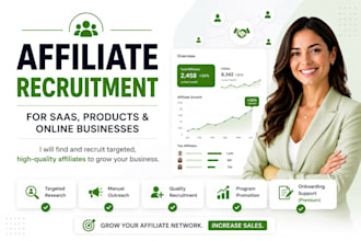 recruit high quality affiliates for your product or saas