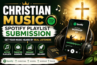 submit your christian music to active spotify playlists