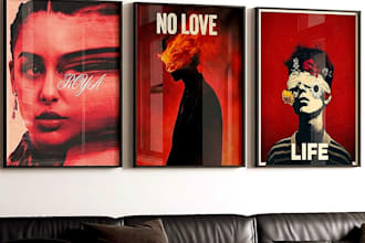 design professional album cover art and 3d mockup