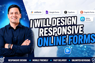 responsive online form, jotform, googleform, typeform, online survey