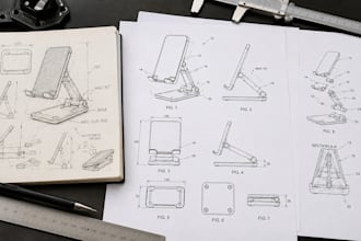 create professional patent drawings for utility,design and patent applications
