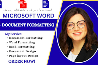 professionally microsoft word document formatting ms word edit document design