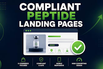 build a compliant peptide or supplement landing page for ads
