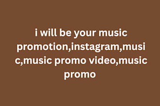 music promotion, capcut edit instagram reels post music video promo, ai video,
