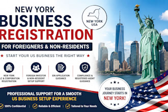 assist foreign investors with new york llc and business registration setup