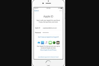 create a standard apple id for you