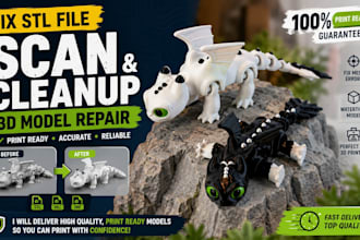 design custom articulated flexi 3d models for 3d printing