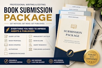 critique, edit or write a premium book proposal, query letter, synopsis