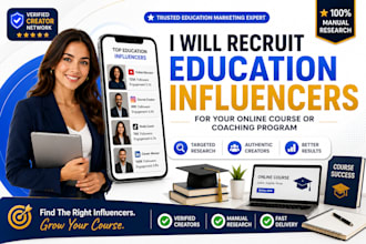 recruit education influencers for your online course or coaching program