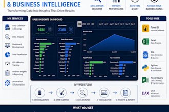 create professional bi dashboards and analytics reports