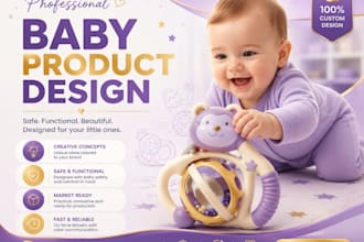 create modern baby product designs for manufacturing