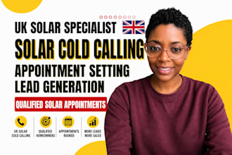 do UK solar cold calling, telemarketing and appointment setting for installers