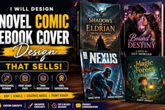 design novels comic and ebook cover design that sells