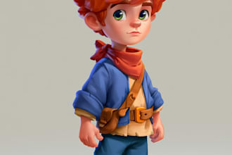draw 2d game character or 2d game character