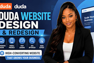 design, redesign, customize or develop a duda website