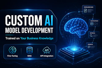 build a custom ai model trained on your business data