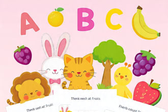 design printable worksheets and activity sheets for kids