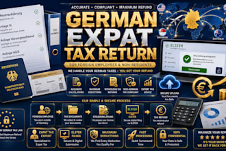 file your german expact tax return, steuererklarung, elster filing tax refund