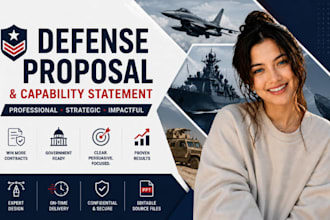 defense proposal presentation capablity statement government contract powerpoint