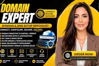 connect your domain to shopify, stan store, wordpress and setup business