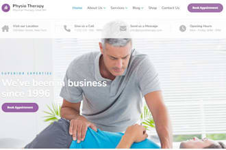design wix iv hydration website iv therapy medical clinic website