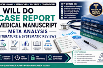 medical case report, manuscript, meta analysis